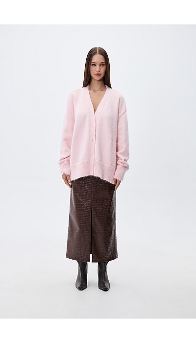 КАРДИГАН НА ҐУДЗИКАХ З ДОДАВАННЯМ АНГОРИ 