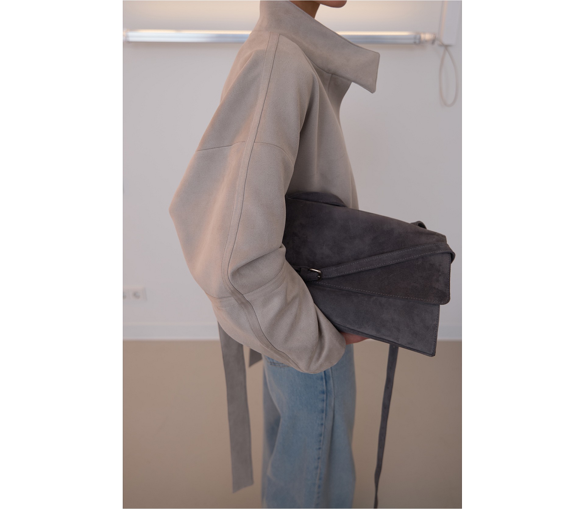 СУМКА ТОТЕ ЗАМШЕВА