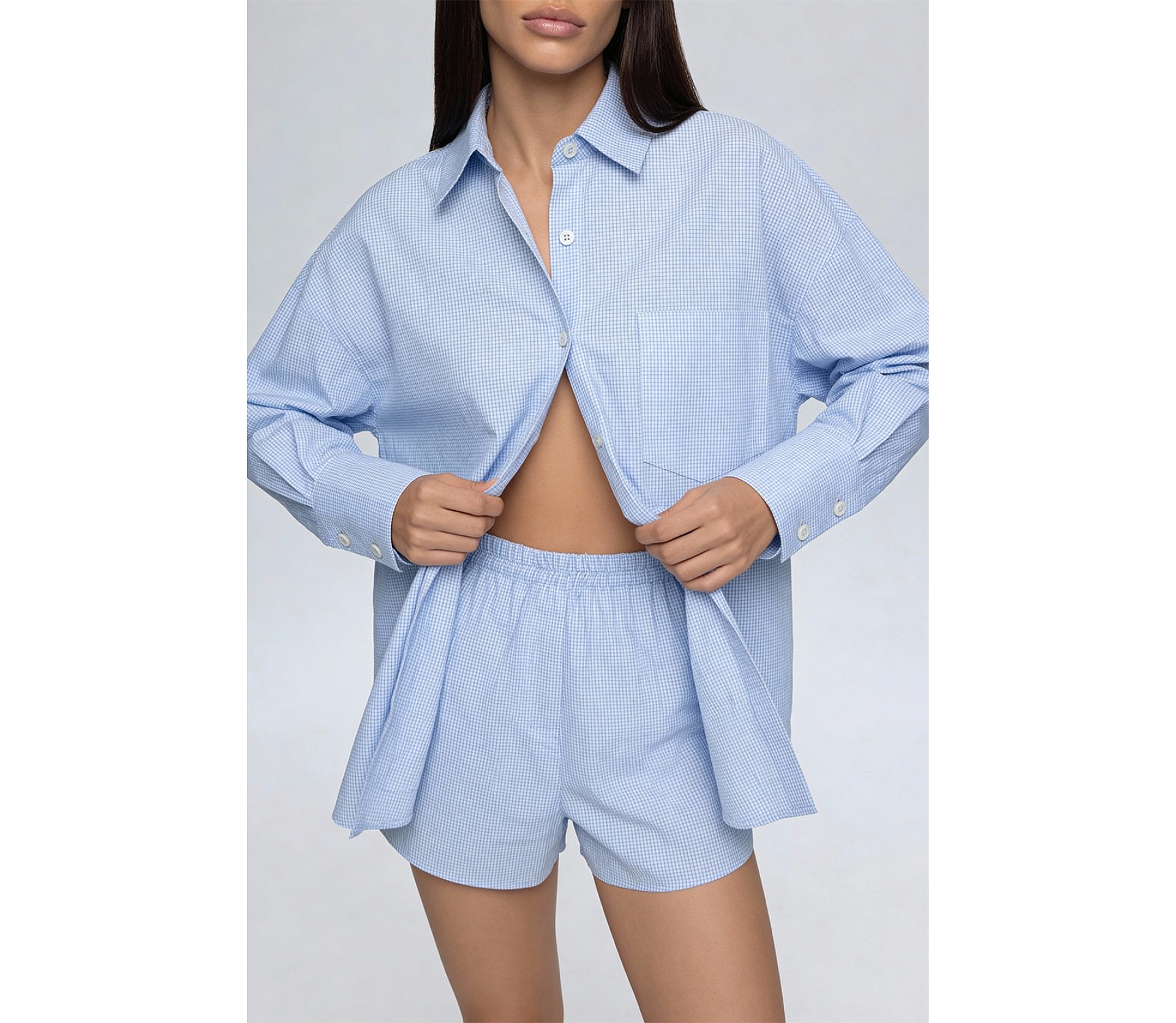 ШОРТИ В ДРІБНУ КЛІТИНКУ