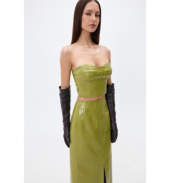 КОРСЕТ З ЕФЕКТОМ КРОКОДИЛА