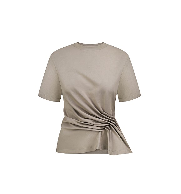 ФУТБОЛКА З АКЦЕНТНИМ ДРАПІРУВАННЯМ