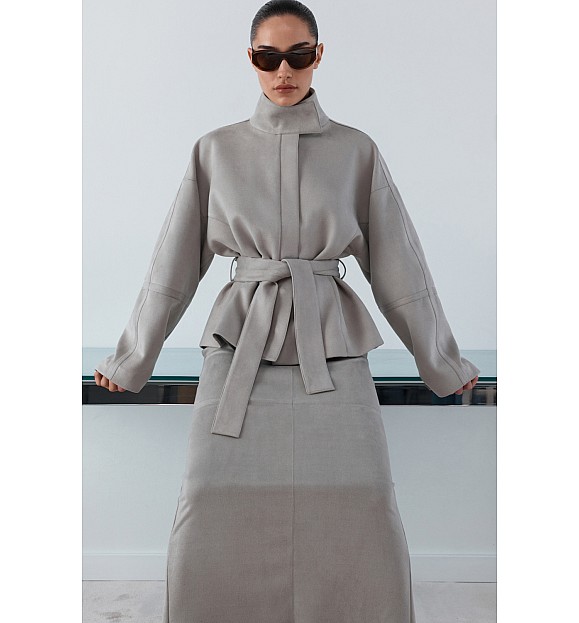 КУРТКА З ЕКОЗАМШІ