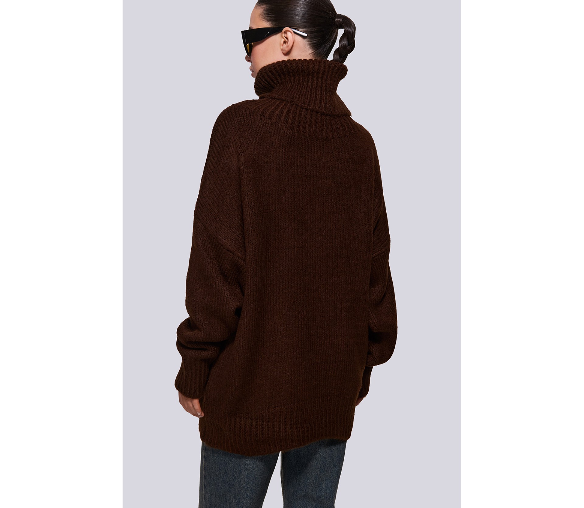 СВЕТР З ВИСОКИМ КОМІРОМ