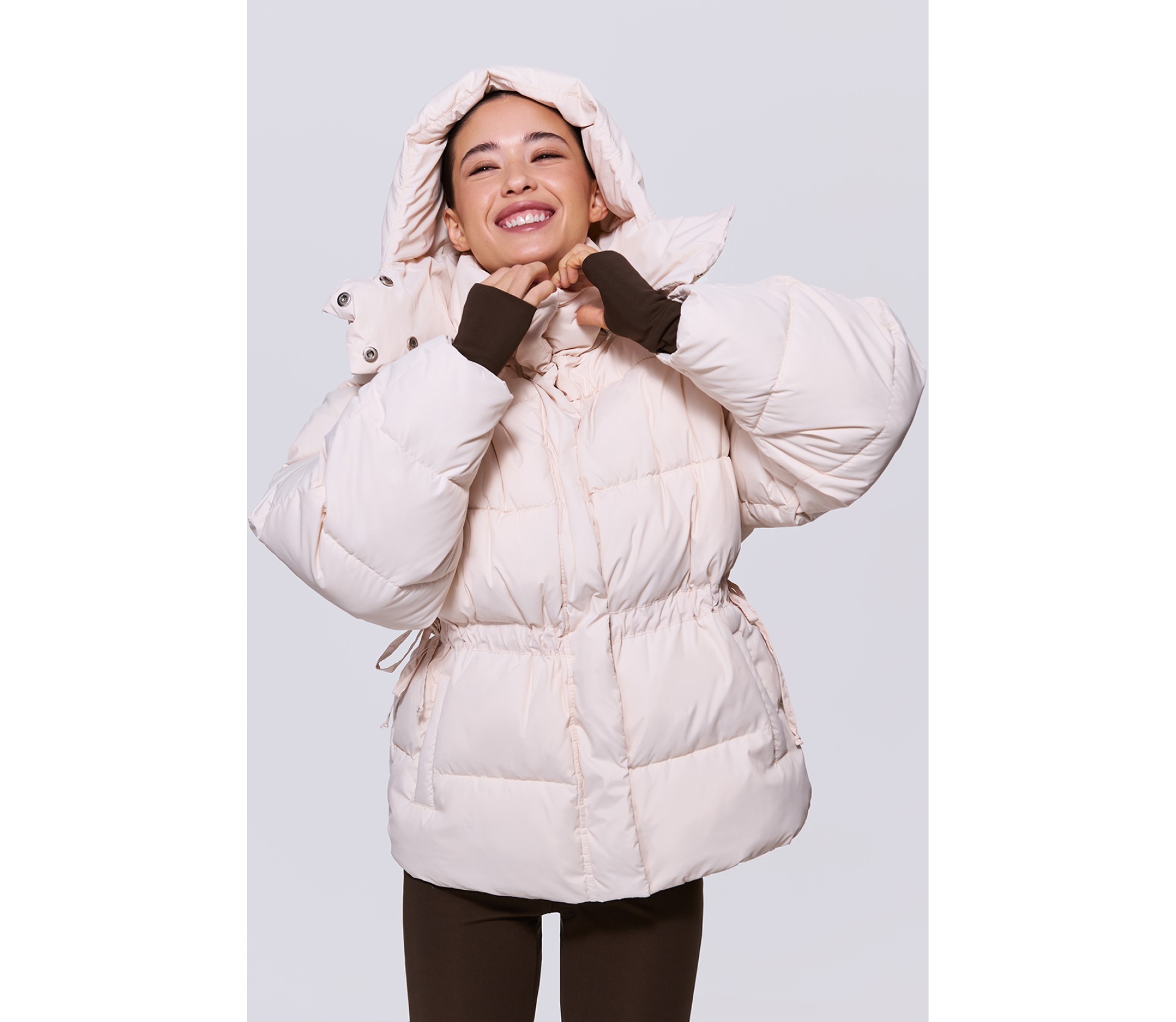 КУРТКА ІЗ ЗАВ'ЯЗКАМИ НА ТАЛІЇ