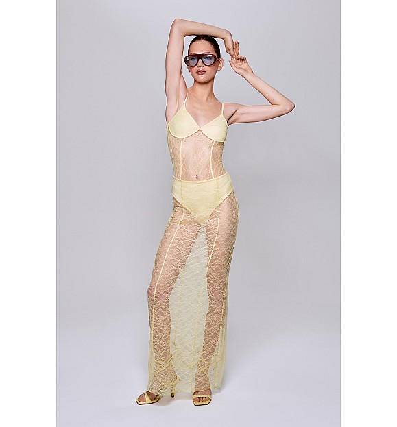 СПІДНИЦЯ МАКСІ МЕРЕЖИВНА