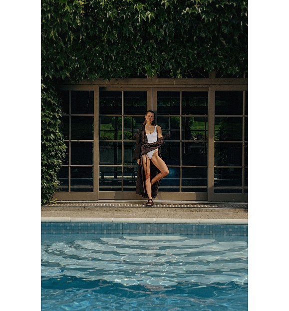 КАРДИГАН З ДОДАВАННЯМ ЛЬОНУ