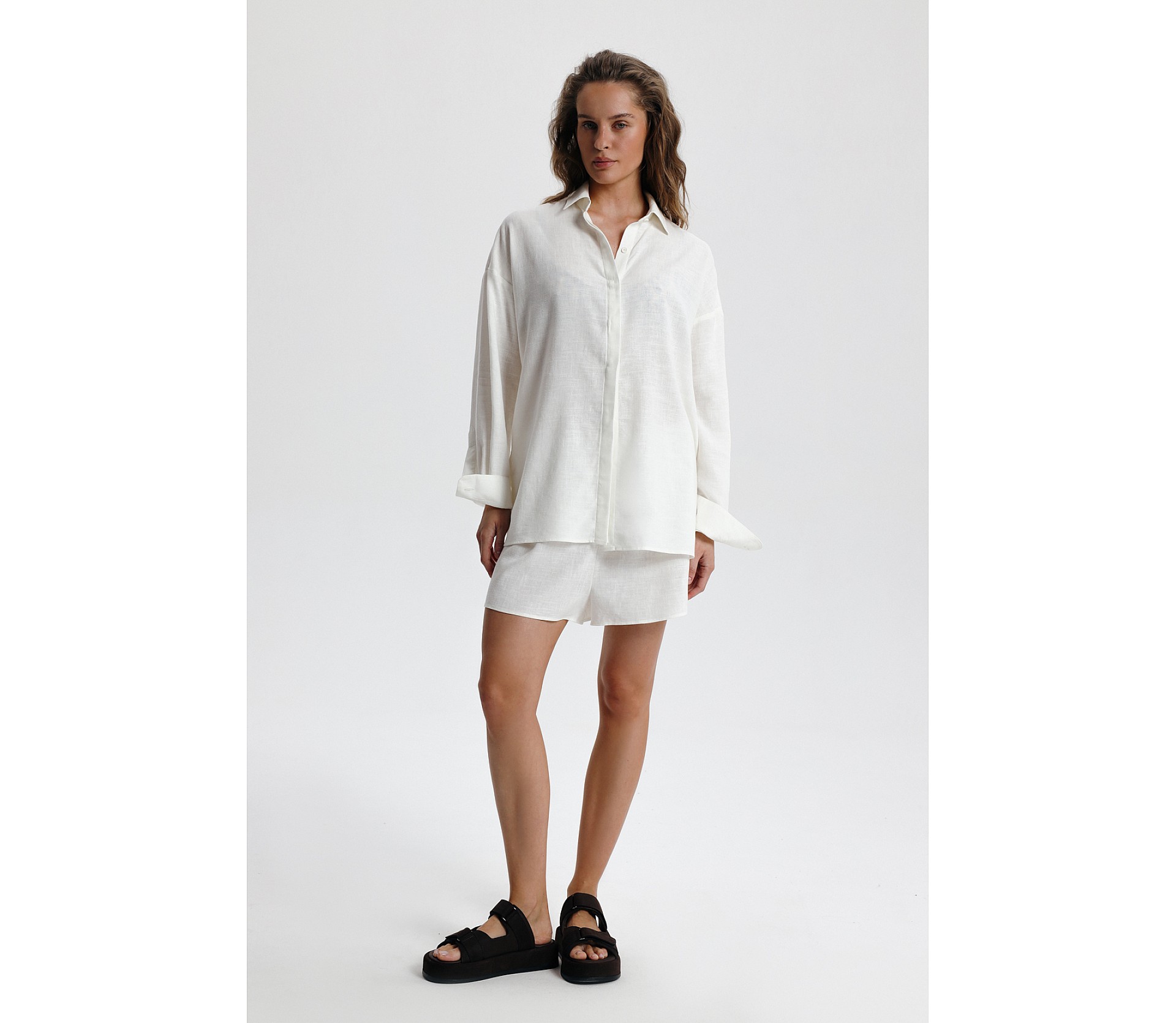 СОРОЧКА З ДОДАВАННЯМ ЛЬОНУ