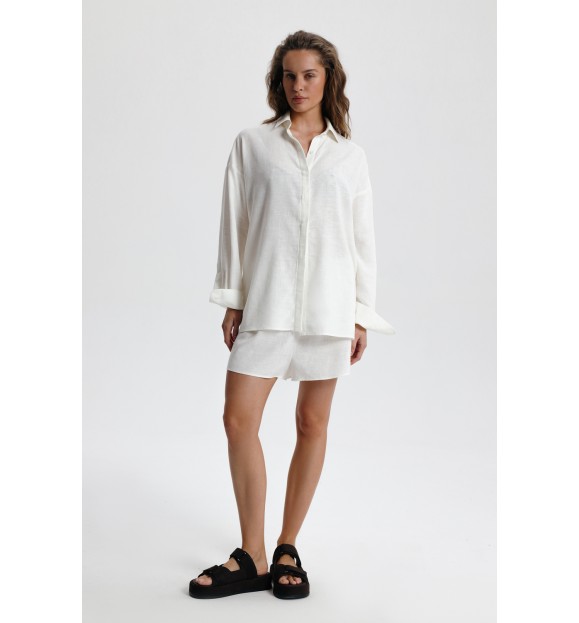 СОРОЧКА З ДОДАВАННЯМ ЛЬОНУ