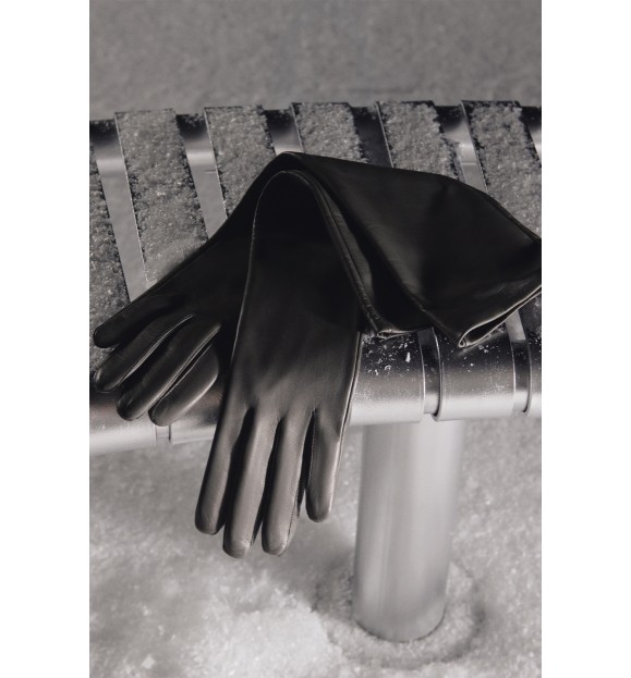 РУКАВИЧКИ ШКІРЯНІ ПОДОВЖЕНІ