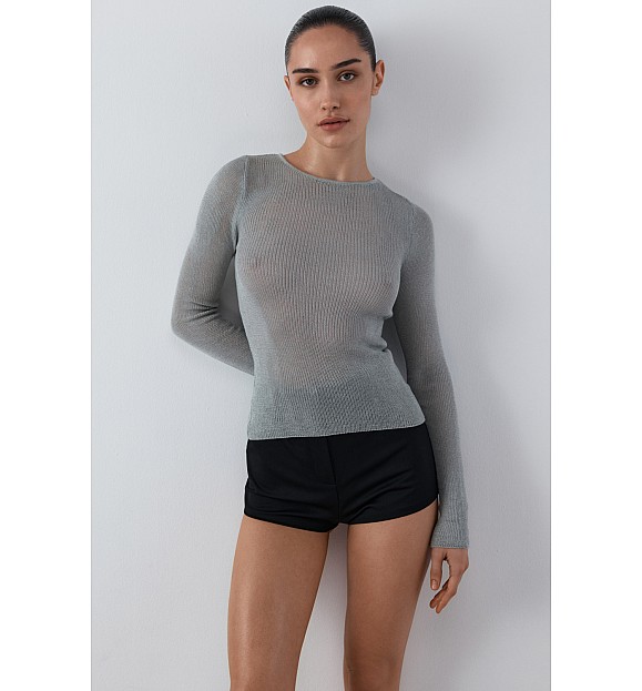 ДЖЕМПЕР НАПІВПРОЗОРИЙ