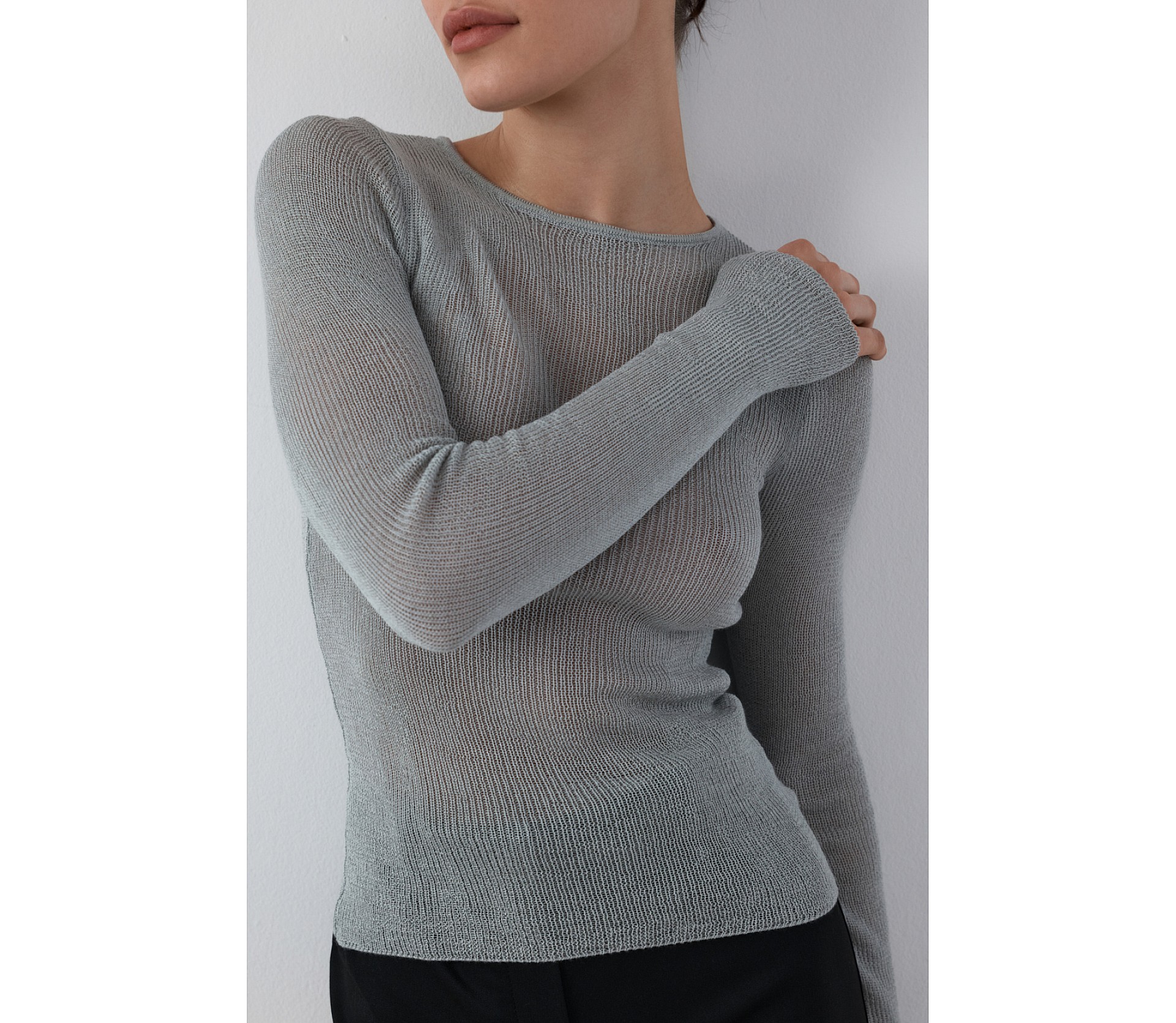 ДЖЕМПЕР НАПІВПРОЗОРИЙ