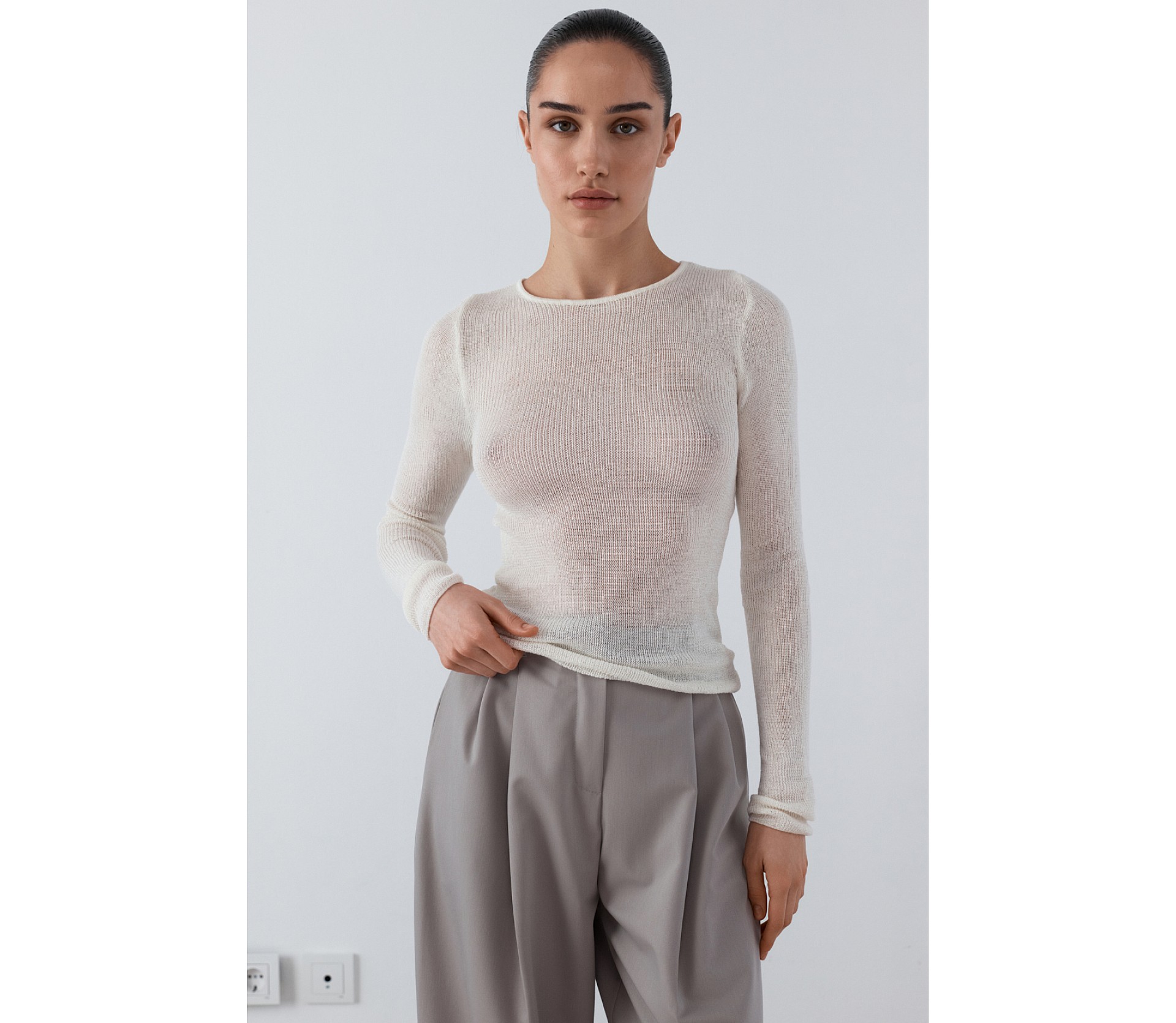 ДЖЕМПЕР НАПІВПРОЗОРИЙ