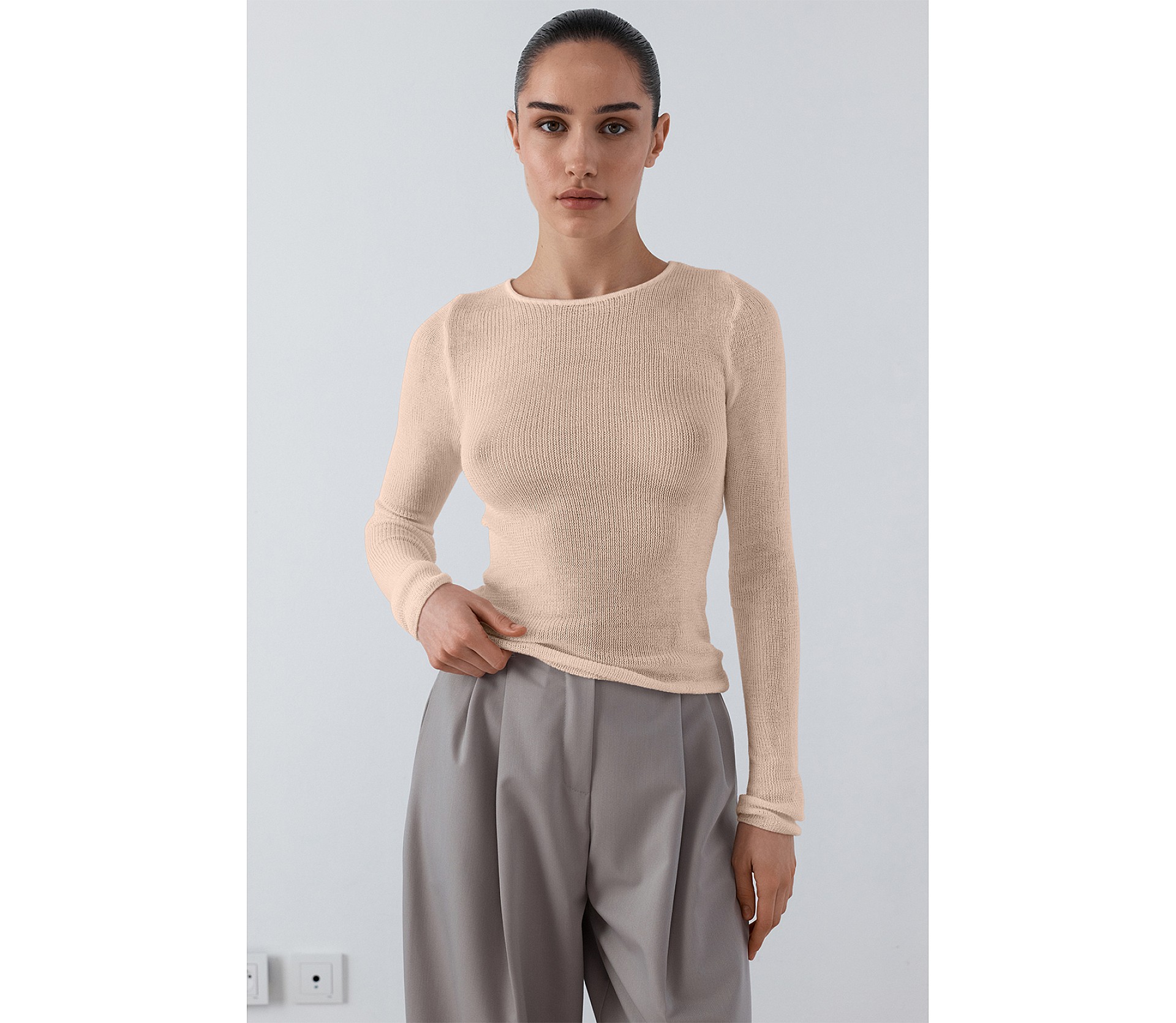 ДЖЕМПЕР НАПІВПРОЗОРИЙ