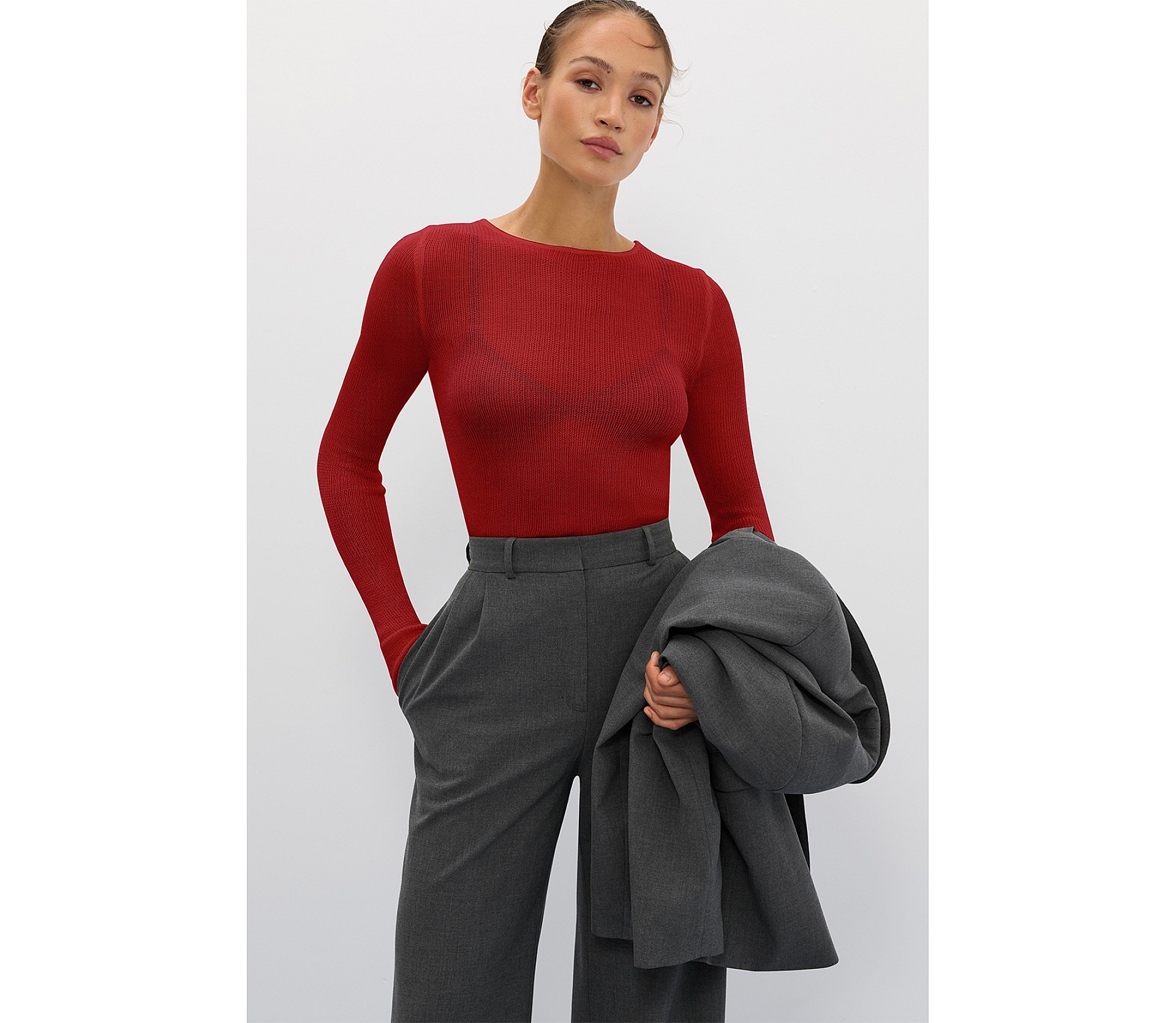 ДЖЕМПЕР НАПІВПРОЗОРИЙ