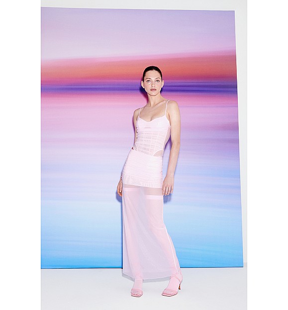 СПІДНИЦЯ МАКСІ З СІТКИ