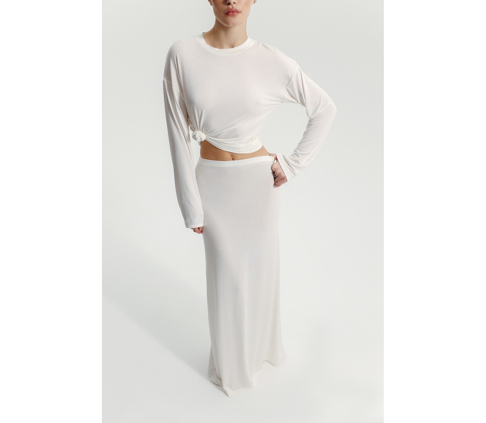 СПІДНИЦЯ МАКСІ З МОДАЛУ