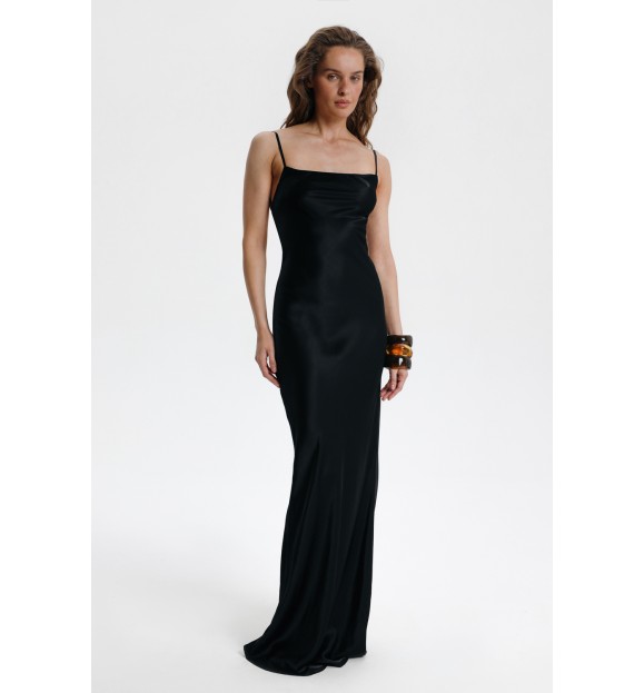 СУКНЯ САТИНОВА МАКСІ 