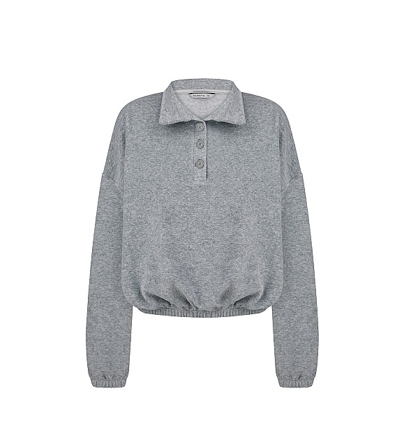 СВІТШОТ ІЗ КОМІРОМ ПОЛО