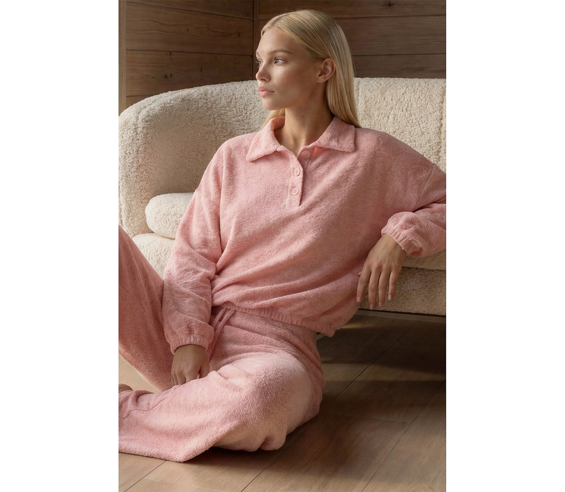 СВІТШОТ ІЗ КОМІРОМ ПОЛО