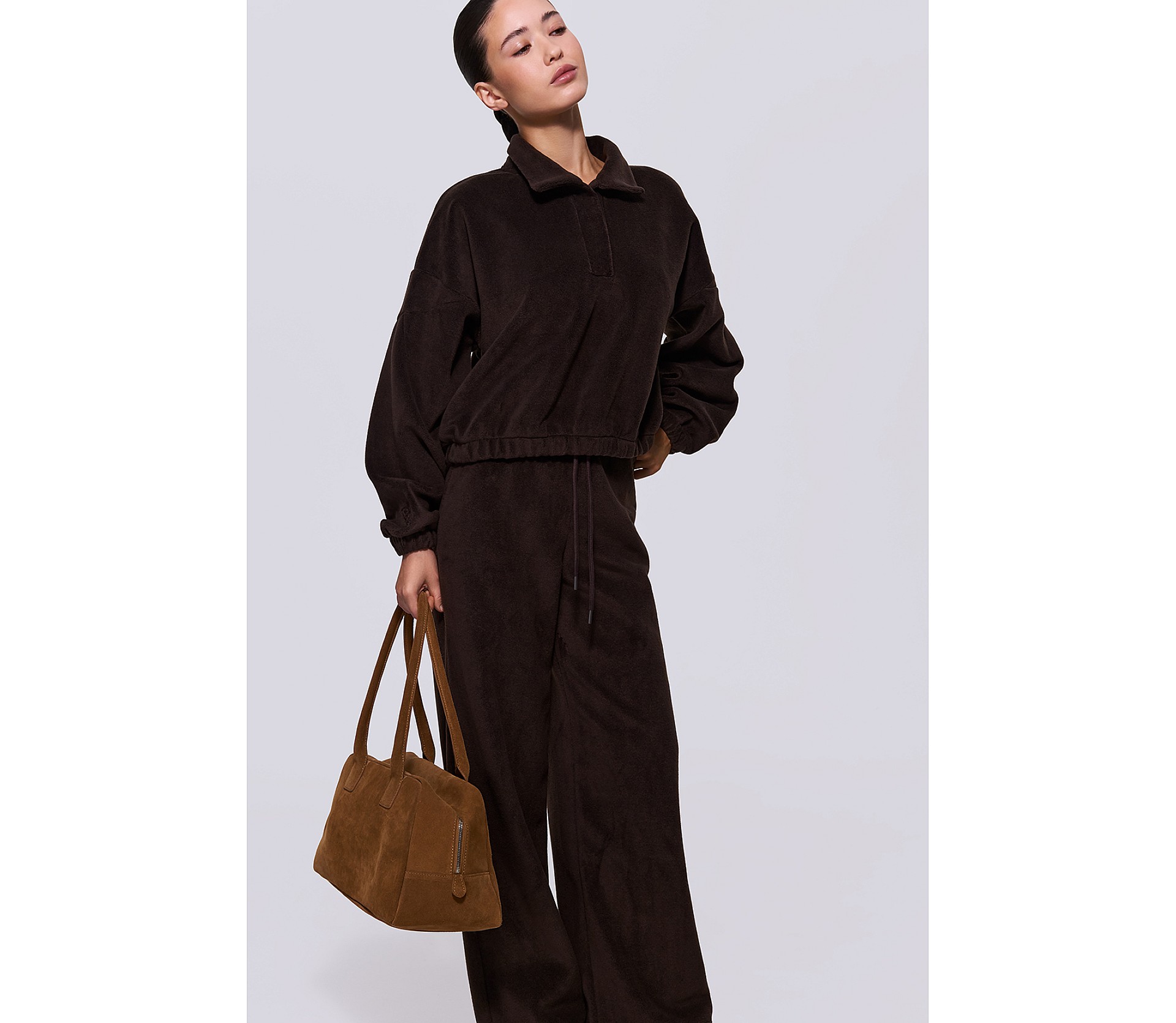 СВІТШОТ ІЗ КОМІРОМ ПОЛО