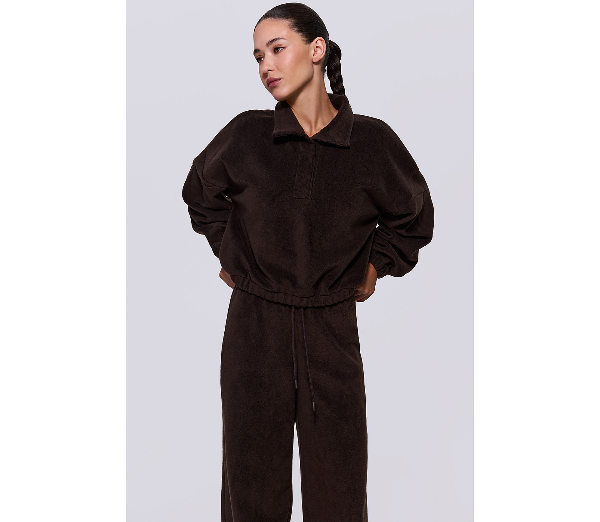 СВІТШОТ ІЗ КОМІРОМ ПОЛО