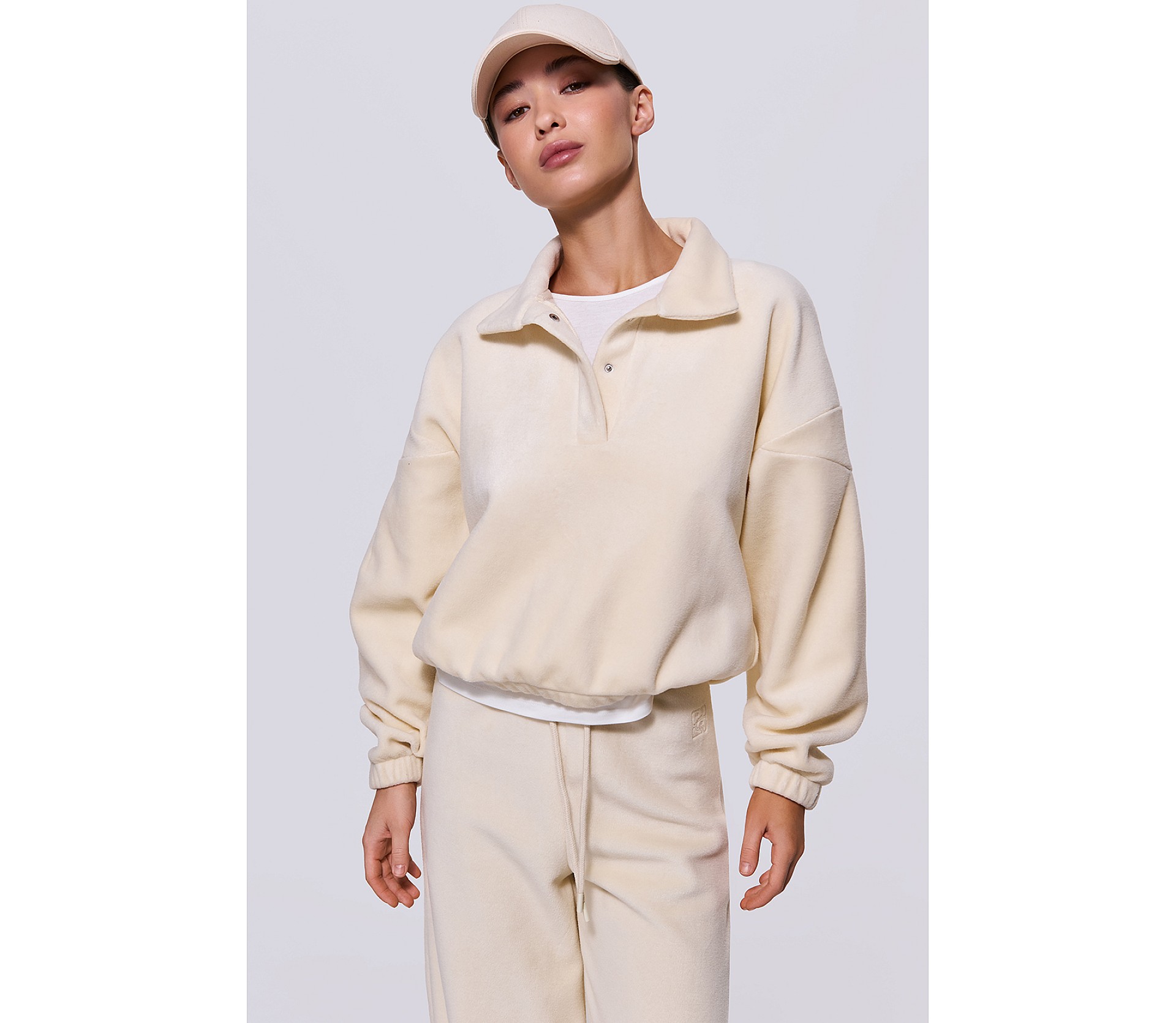 СВІТШОТ ІЗ КОМІРОМ ПОЛО