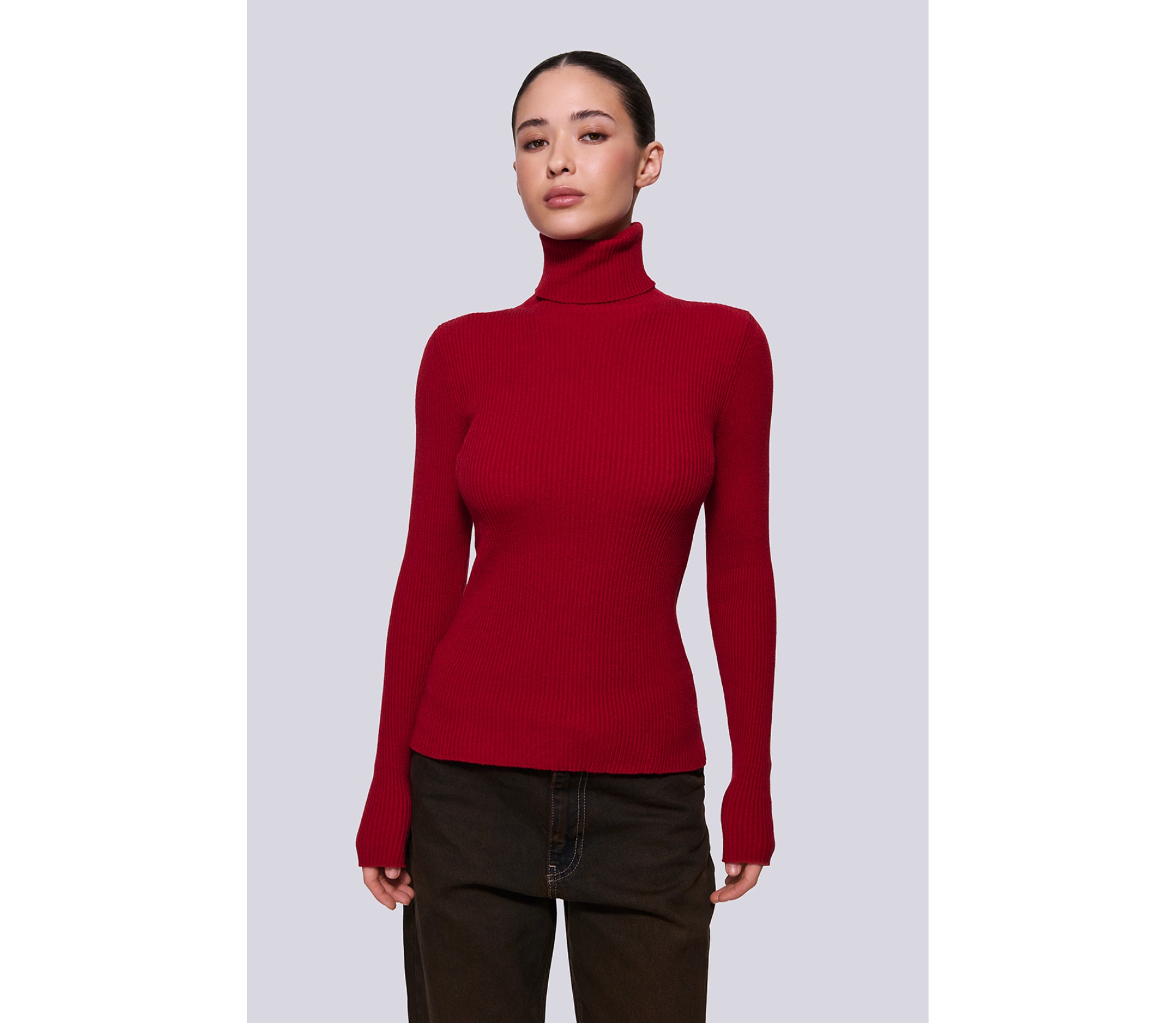 ДЖЕМПЕР З ВИСОКОЮ ГОРЛОВИНОЮ