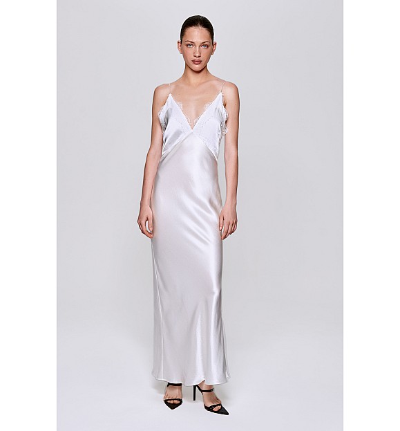 СУКНЯ САТИНОВА МАКСІ 