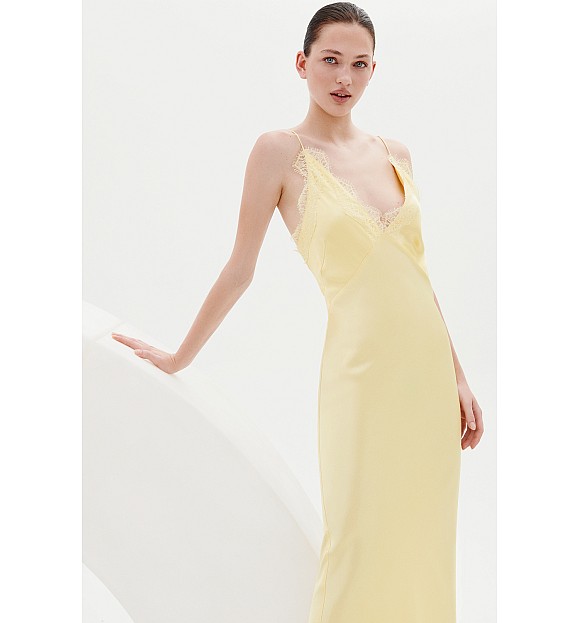 СУКНЯ САТИНОВА МАКСІ 