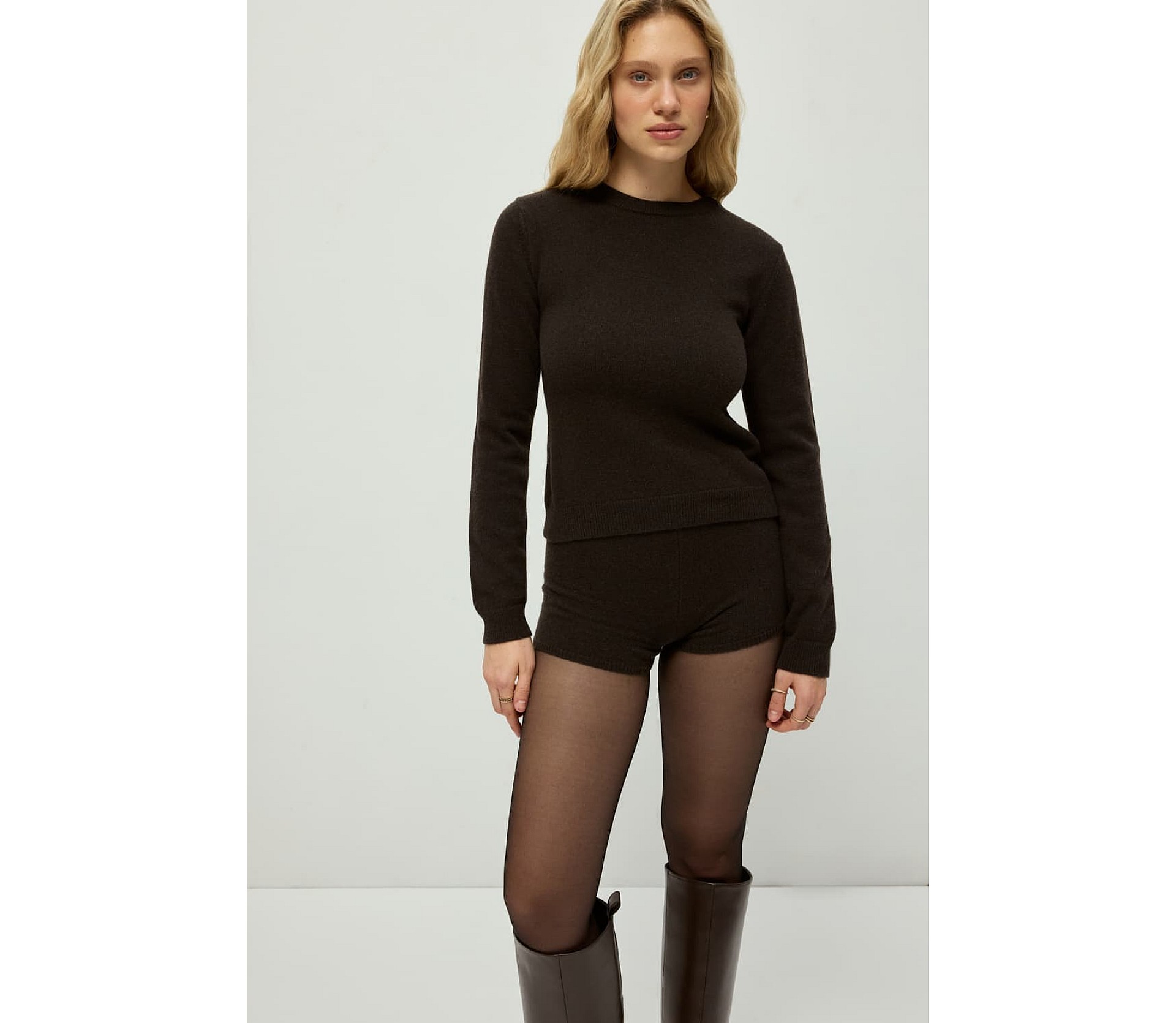 ДЖЕМПЕР ІЗ ДОДАВАННЯМ ВОВНИ ЯГНЯТИ