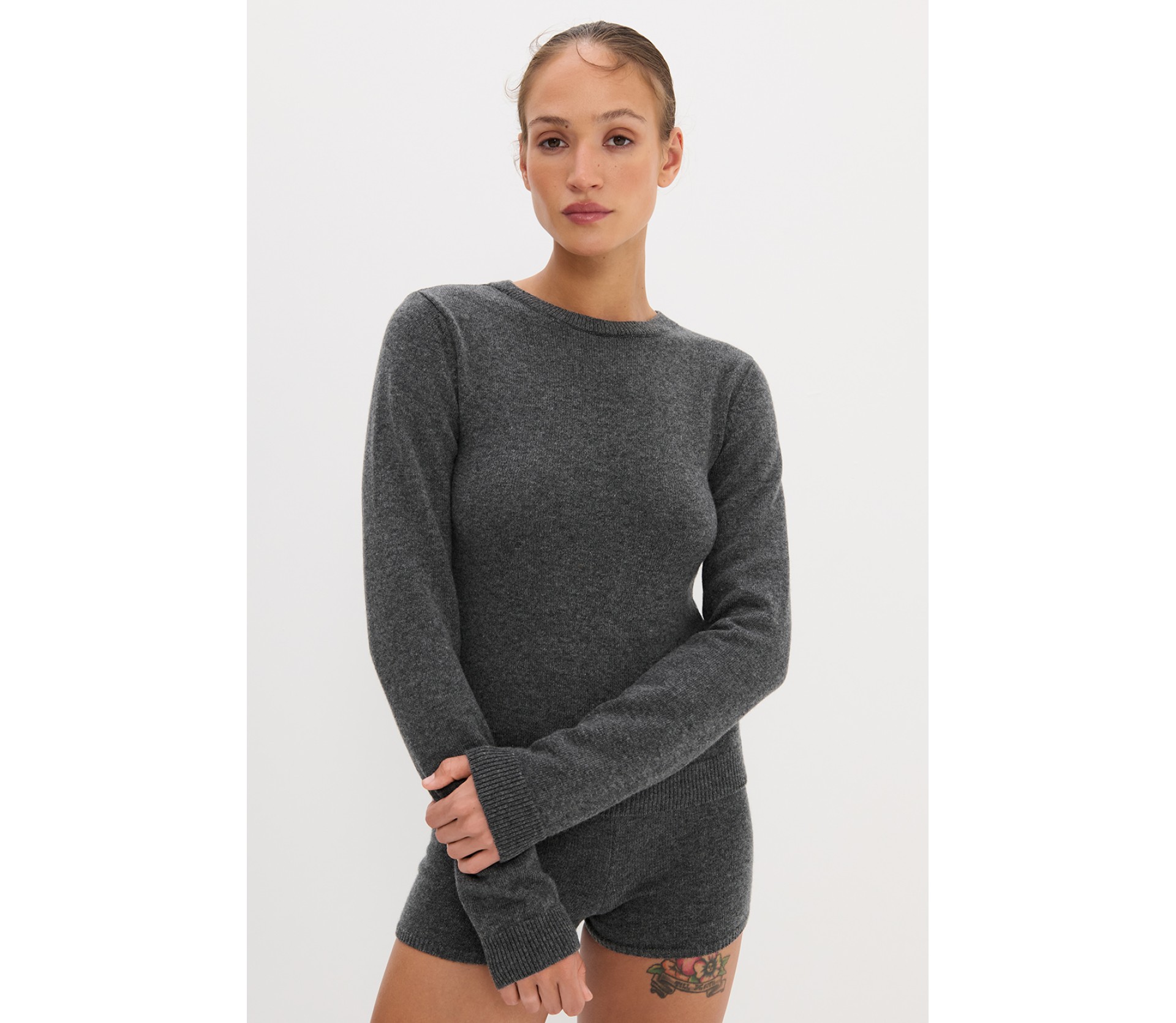 ДЖЕМПЕР ІЗ ДОДАВАННЯМ ВОВНИ ЯГНЯТИ