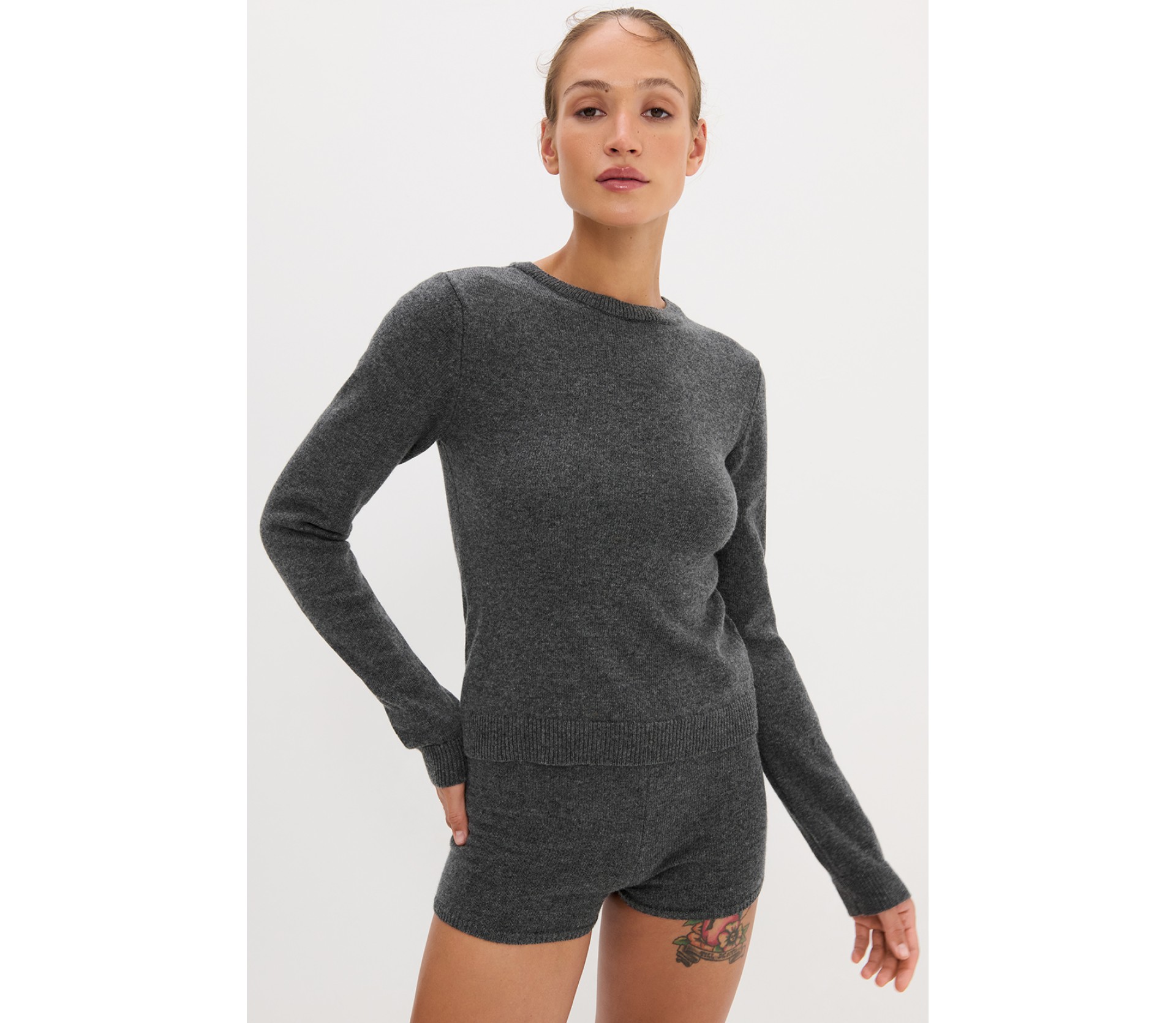 ДЖЕМПЕР ІЗ ДОДАВАННЯМ ВОВНИ ЯГНЯТИ