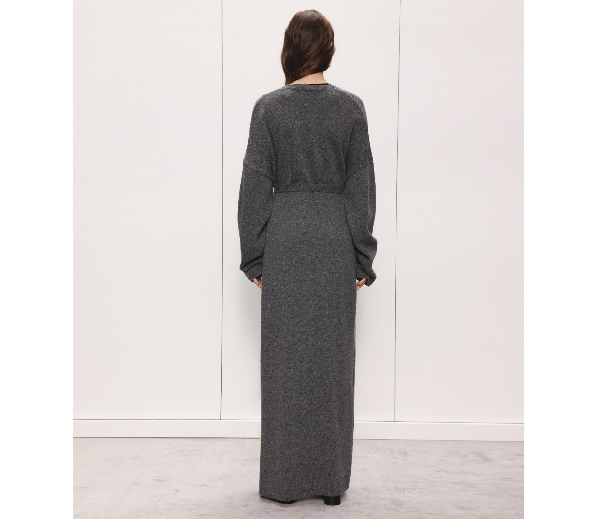 КАРДИГАН МАКСІ ІЗ ДОДАВАННЯМ ВОВНИ ЯГНЯТИ КАРДИГАН МАКСІ ІЗ ДОДАВАННЯМ ВОВНИ ЯГНЯТИ