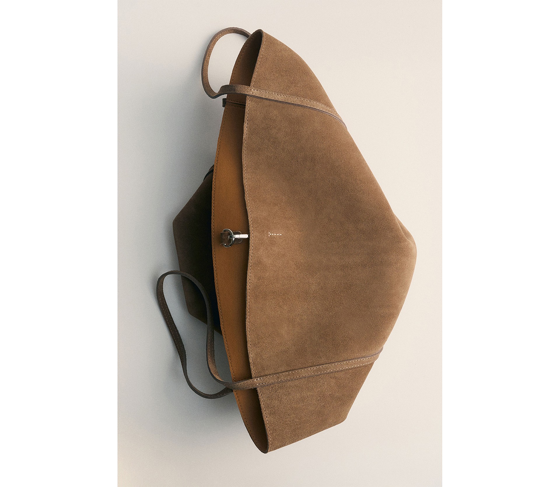 СУМКА-ШОПЕР ІЗ НАТУРАЛЬНОЇ ЗАМШІ