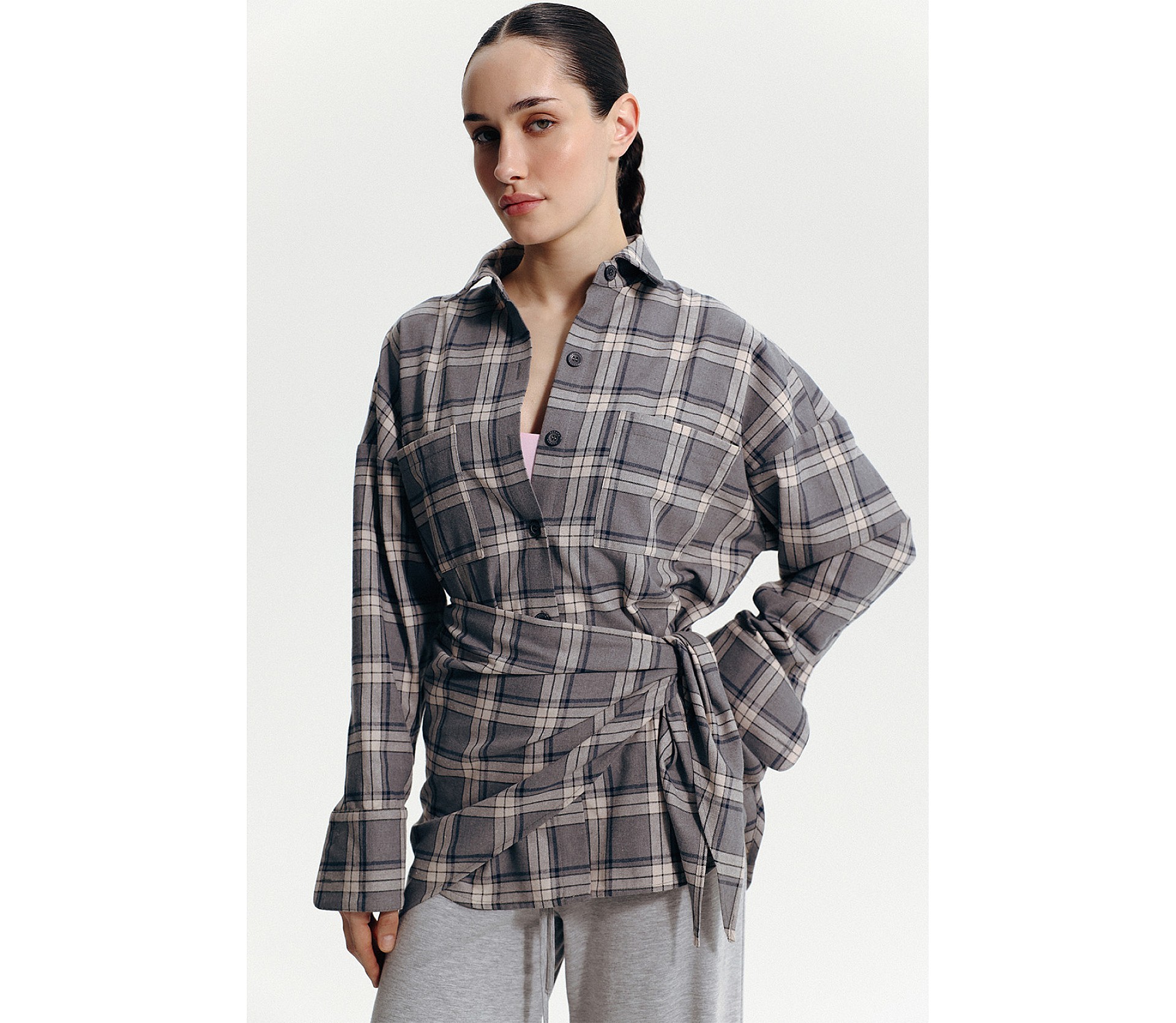 СОРОЧКА-ТРАНСФОРМЕР В КЛІТИНКУ