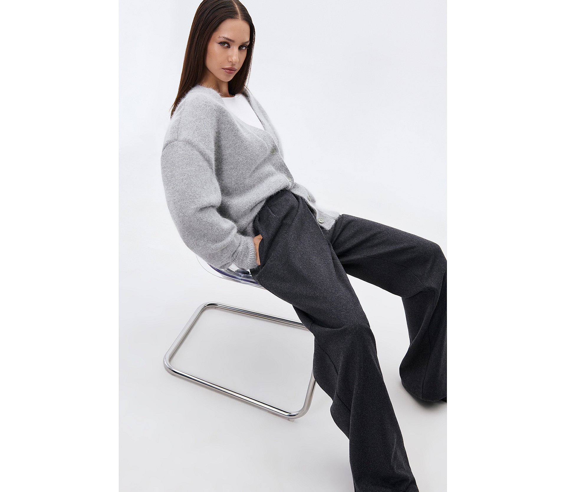 ШТАНИ АСИМЕТРИЧНІ УТЕПЛЕНІ