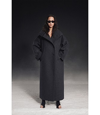 ПАЛЬТО МАКСІ З КОМІРОМ-СТІЙКОЮ