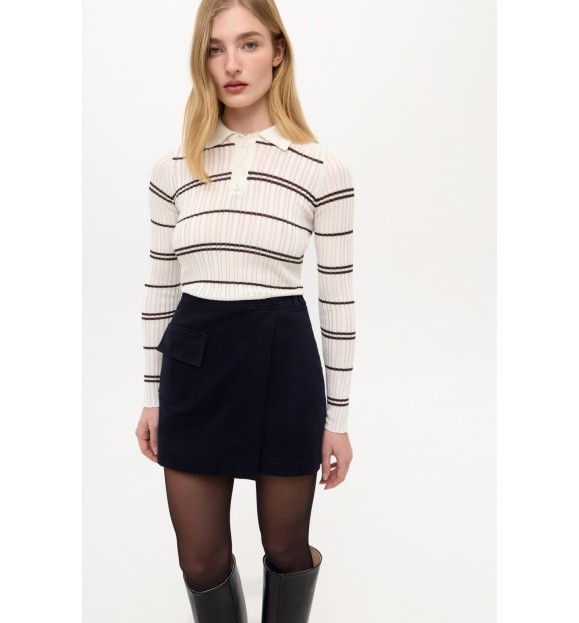 СПІДНИЦЯ МІНІ НА ЗАПАХ