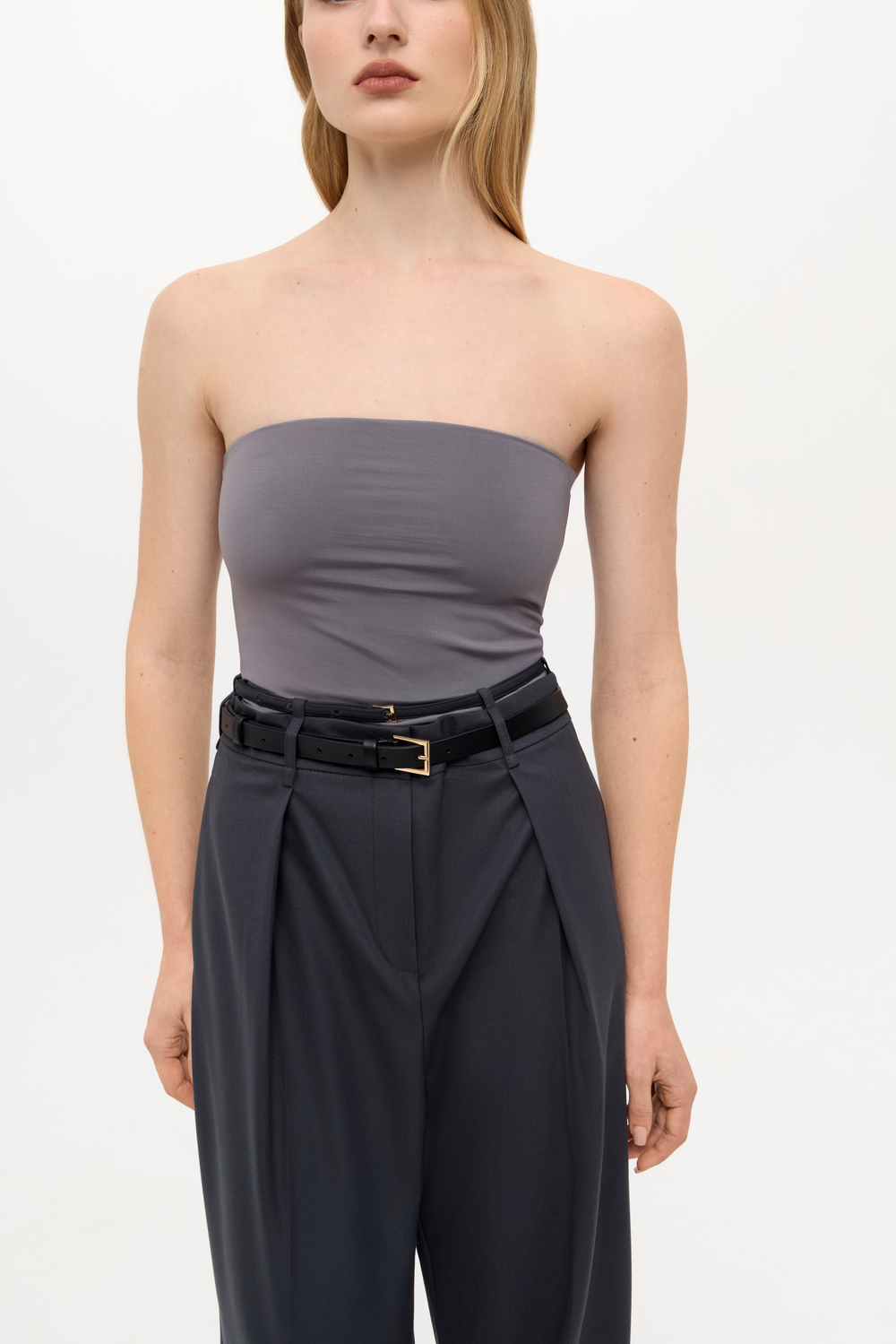 ШТАНИ ШИРОКІ З ПОЯСОМ