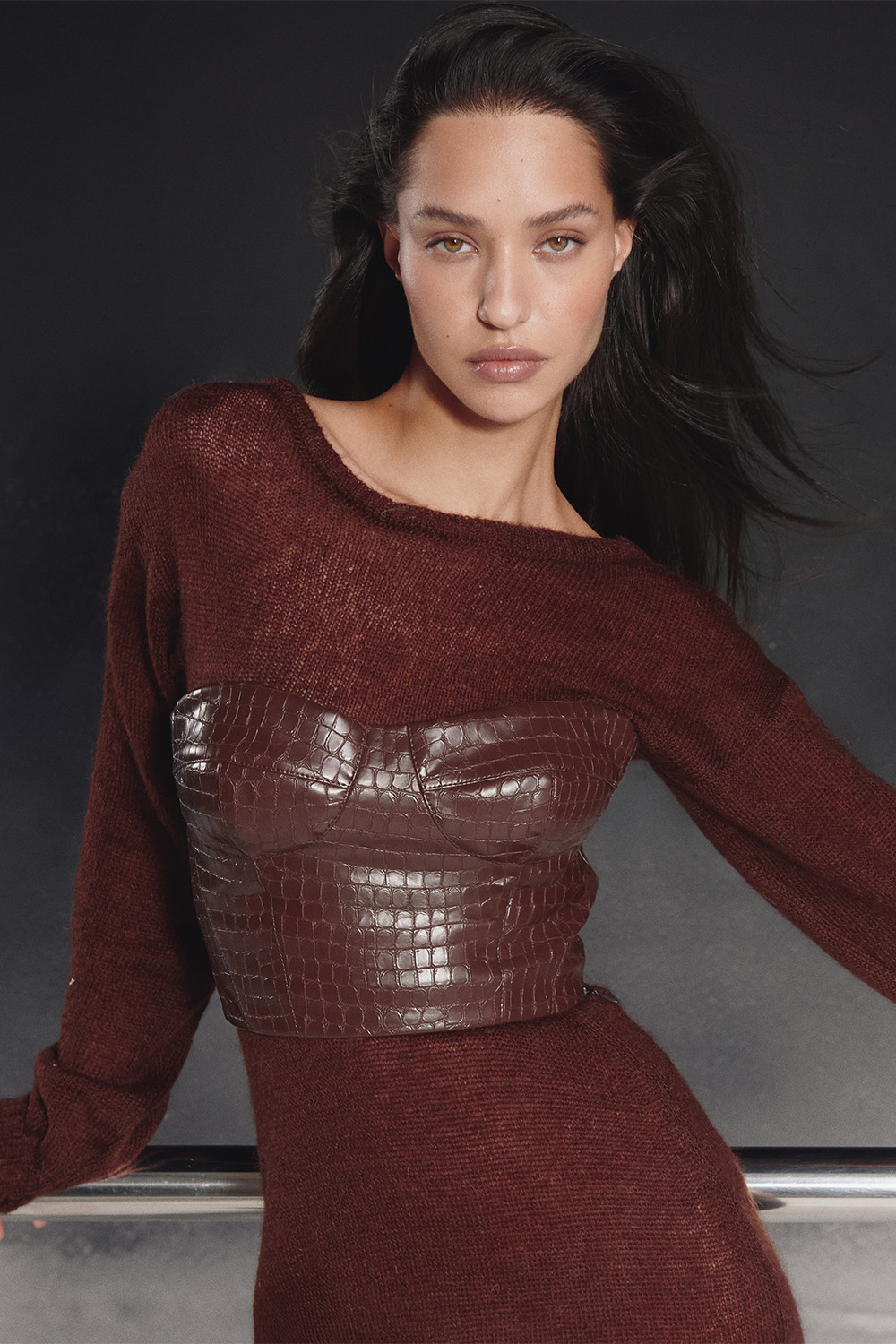 КОРСЕТ З ЕФЕКТОМ КРОКОДИЛА