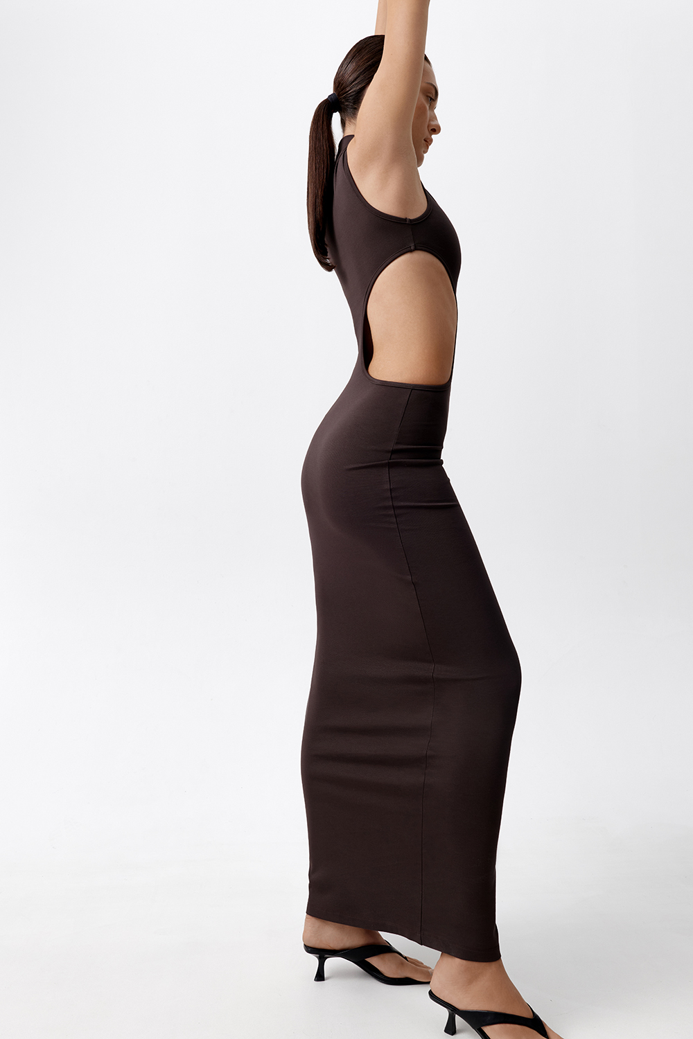 СУКНЯ З АСИМЕТРИЧНИМ ВИРІЗОМ