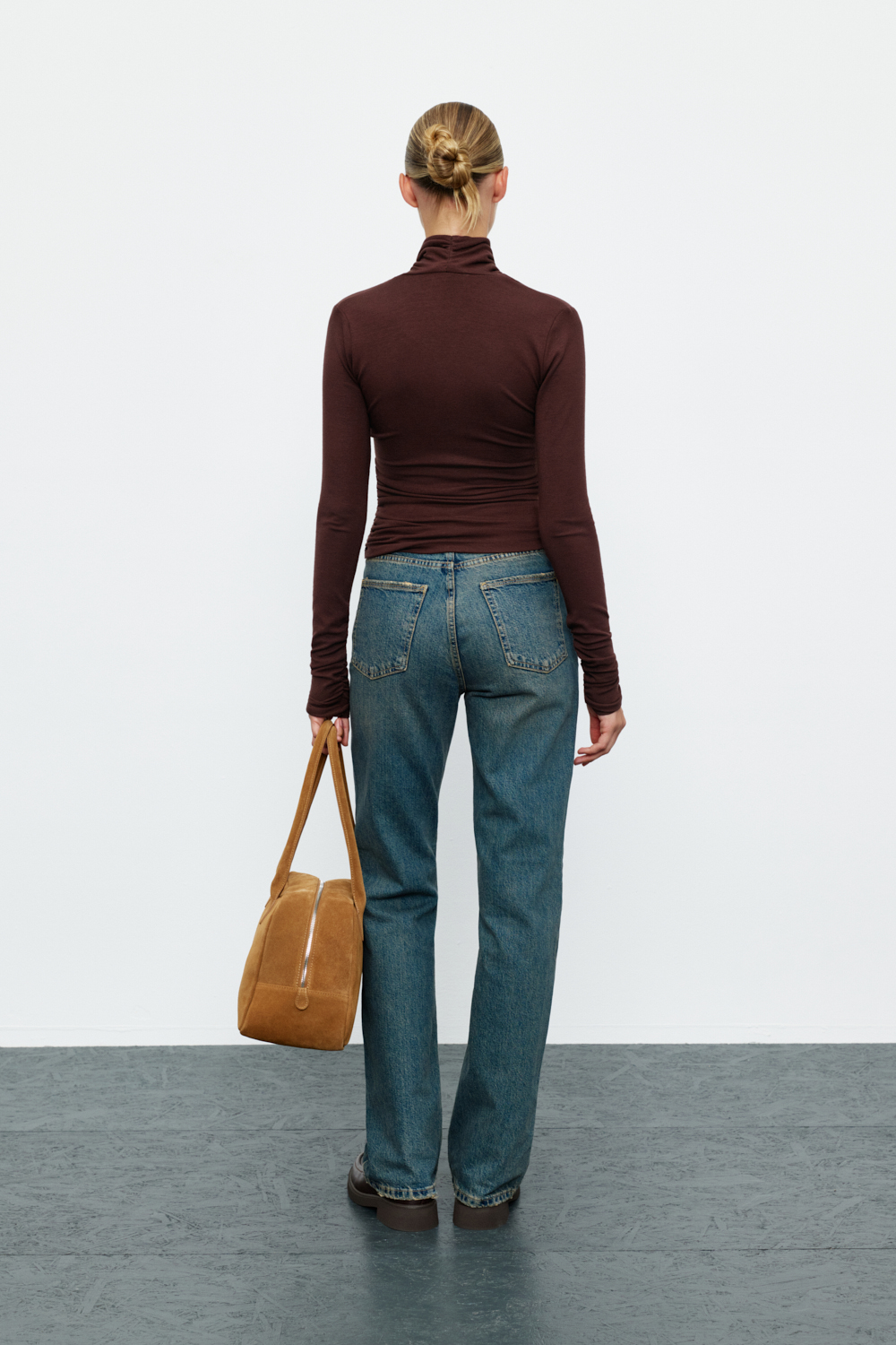 ТОП ДРАПІРОВАНИЙ З ВИСОКОЮ ГОРЛОВИНОЮ