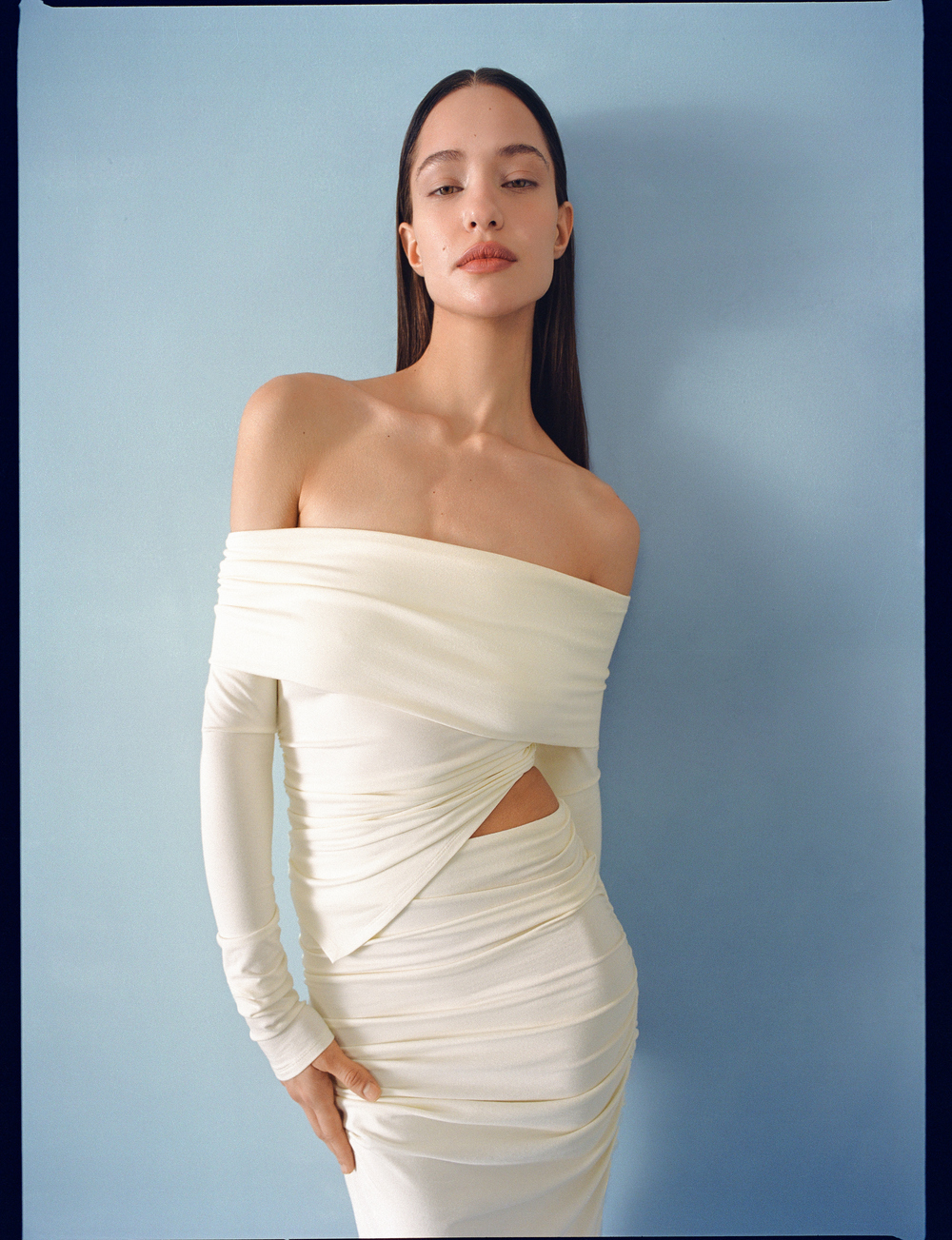 СПІДНИЦЯ ДРАПІРОВАНА