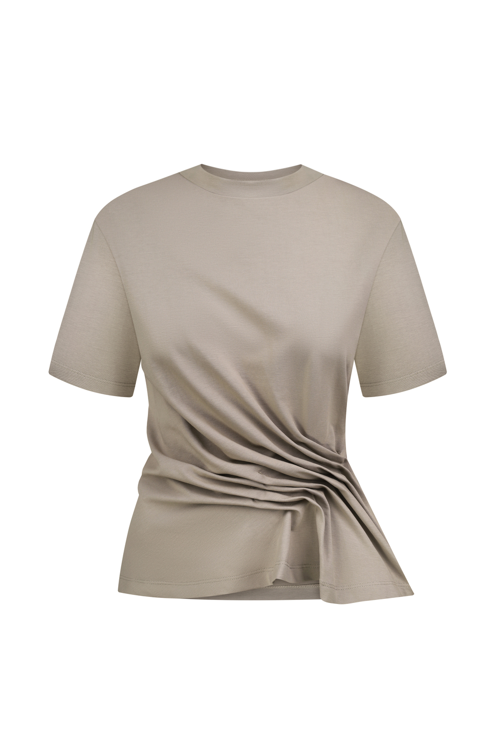 ФУТБОЛКА З АКЦЕНТНИМ ДРАПІРУВАННЯМ