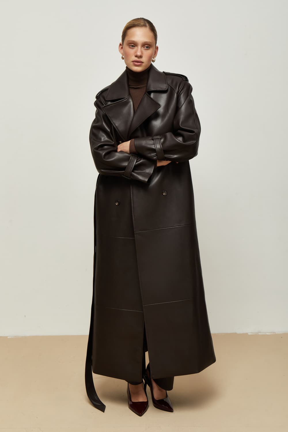 【CTHY】FRENCH ATELRER COAT noir French Vintage 30s-40s French Atelier Coat, Classic