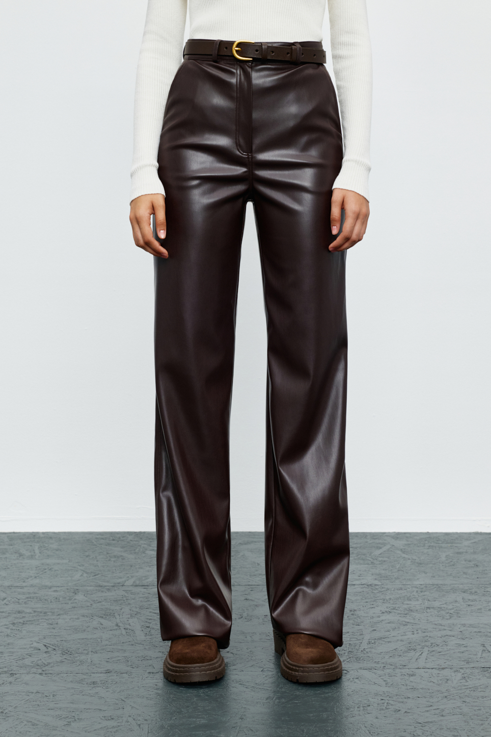 ШТАНИ З ЕКОШКІРИ