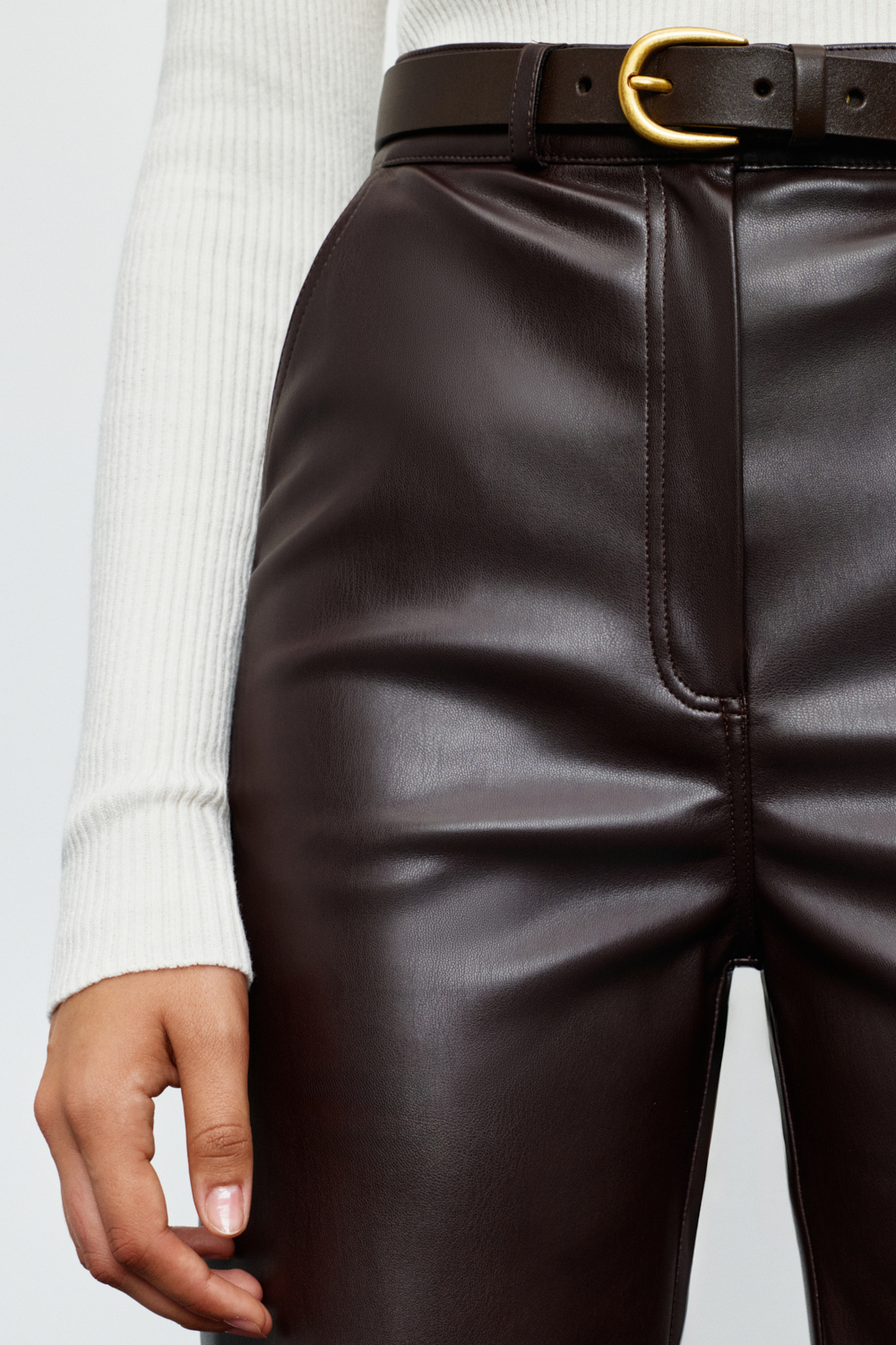 ШТАНИ З ЕКОШКІРИ