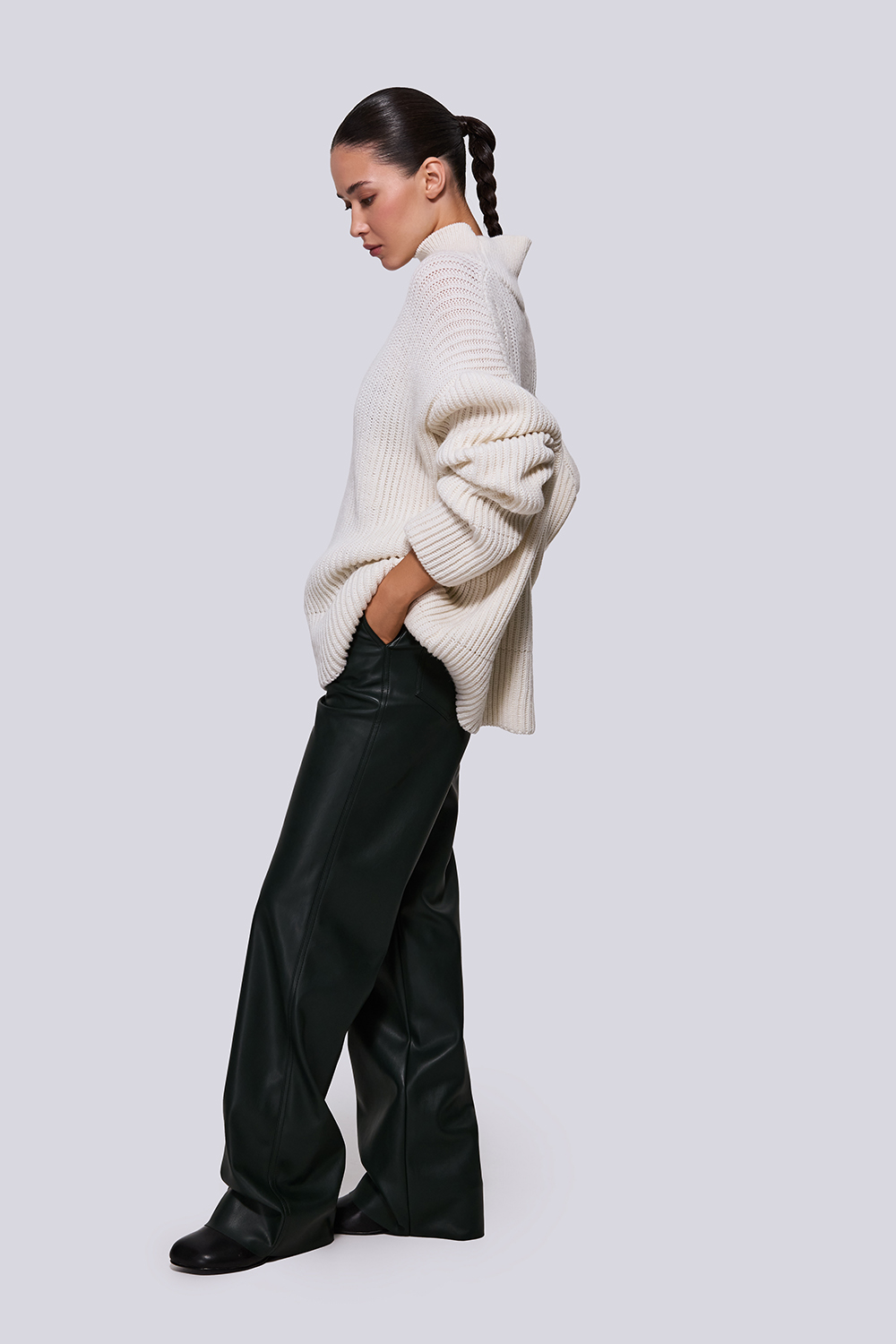 ШТАНИ З ЕКОШКІРИ