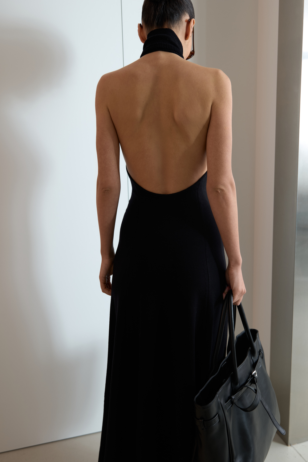 СУКНЯ МАКСІ З КОМІРОМ ХАЛТЕР