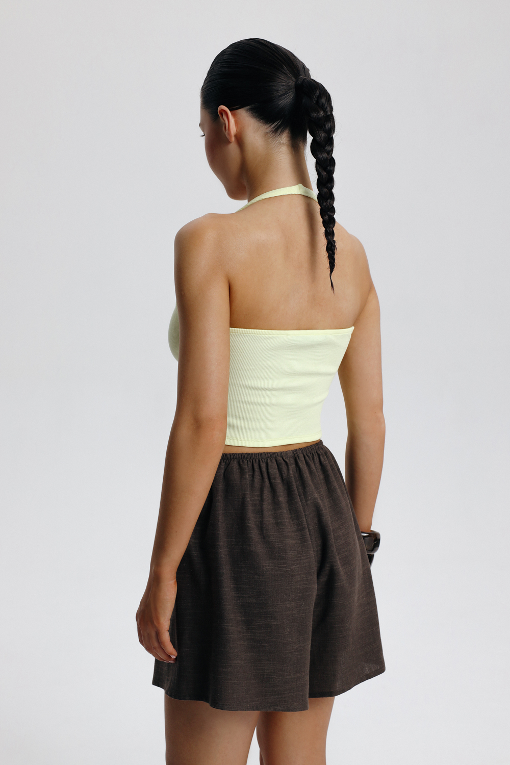 ШОРТИ З ДОДАВАННЯМ ЛЬОНУ